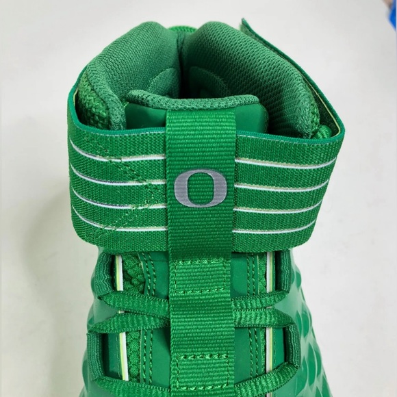 Nike Force Savage Pro 2 Mid Shark Oregon Ducks Sample PE Cleats Sz 13 CI9904-301 - Picture 7 of 9